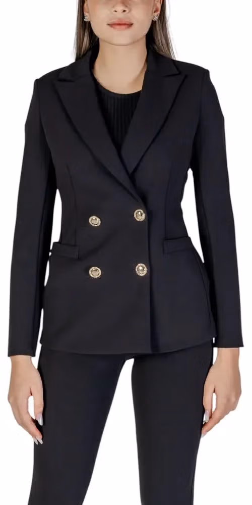 Rinascimento Black Polyester Blazer