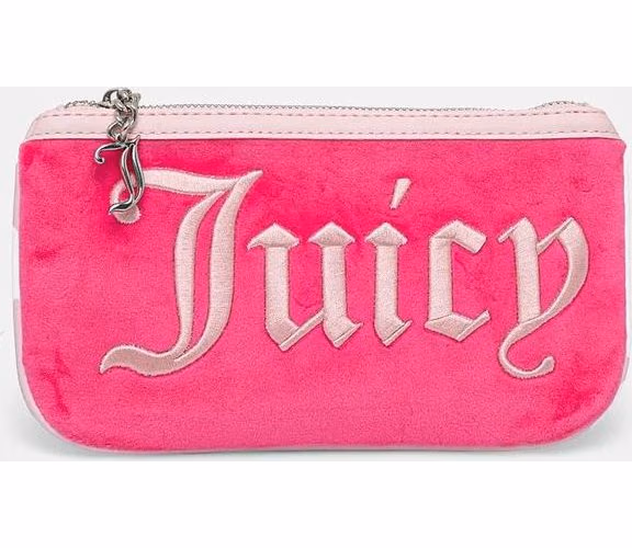 Juicy Couture Pink Polyester Shoulder Bag