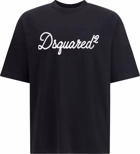 Dsquared² Black Cotton T-Shirt