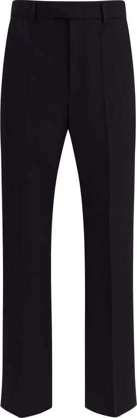 Valentino Garavani Black Wool Oves Aries Dress Pants