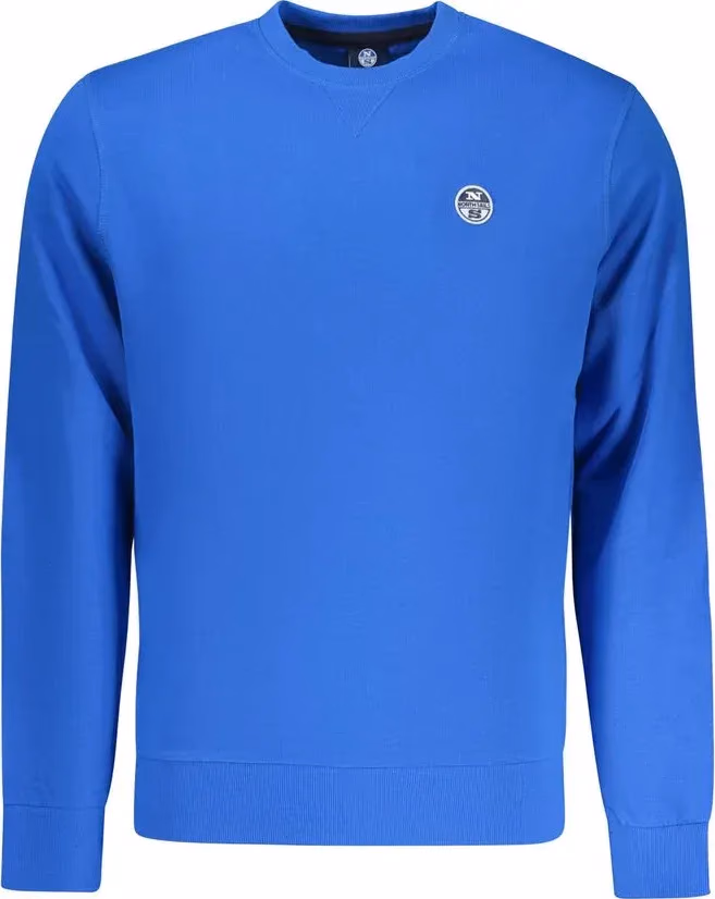 North Sails Blue Cotton Mens Sweatshirt