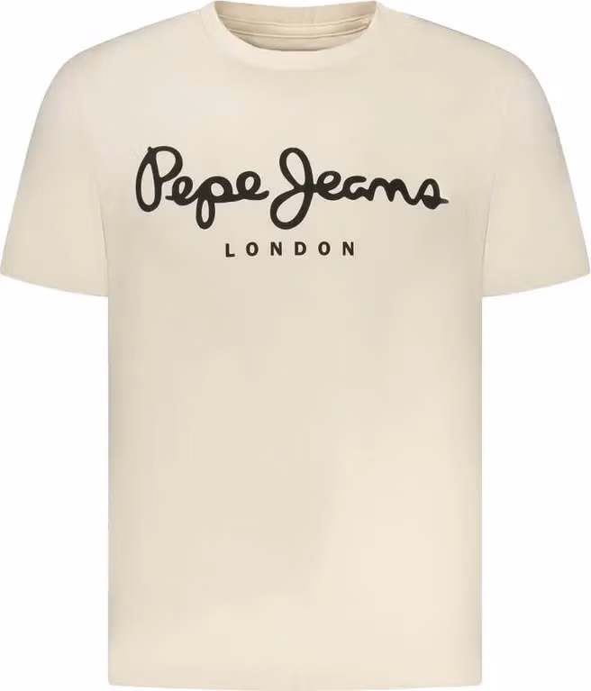 Pepe Jeans Beige Cotton Men's T-Shirt