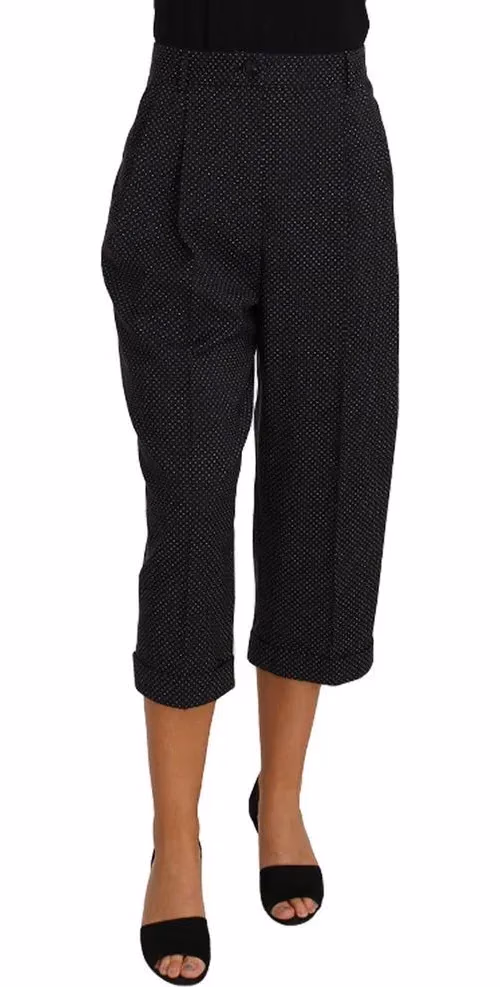 Dolce & Gabbana Black Cotton Pants