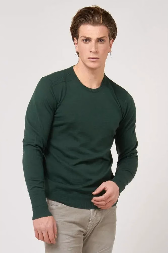 Gas Green Marabou Sweatshirt