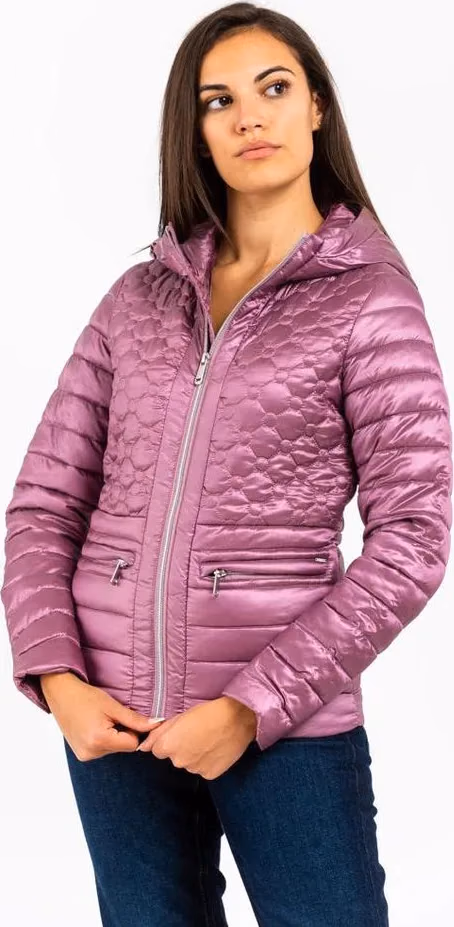 Gas Pink Polyester Parka