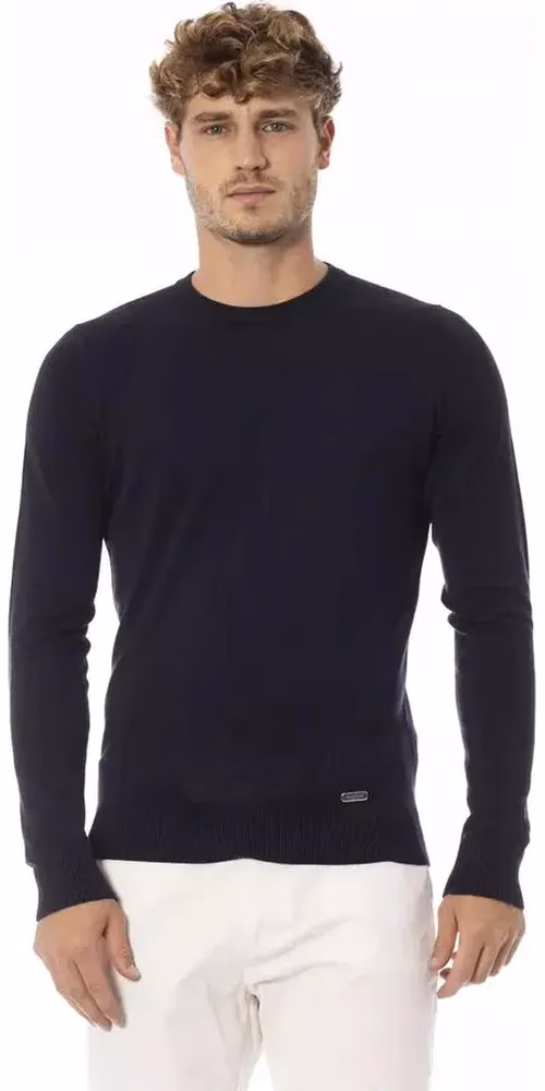 Baldinini Trend Blue Cashmere Sweatshirt