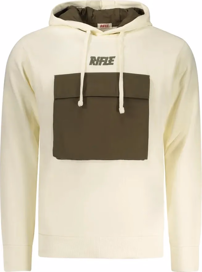 Rifle White Cotton Men's Sweatshirt