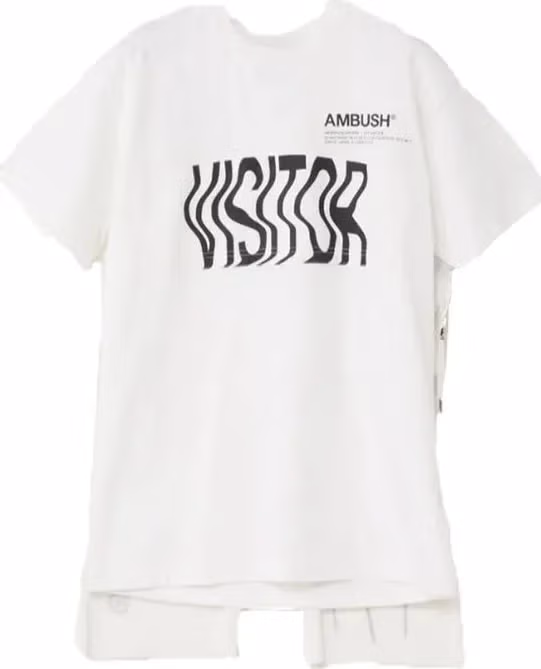 Ambush White Cotton T-Shirt