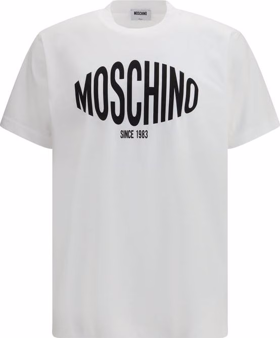 Moschino White Cotton T-Shirt