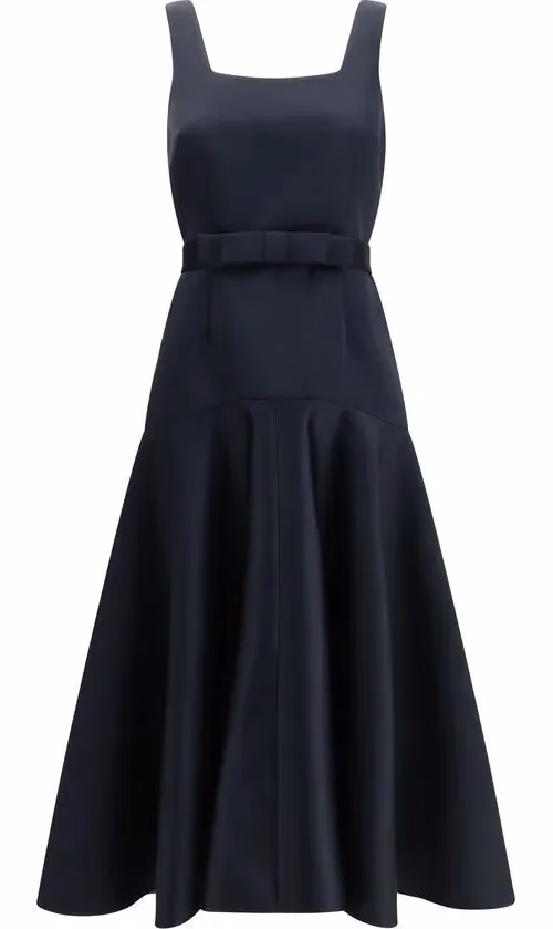 P.A.R.O.S.H. Blue Polyester Casual Dress