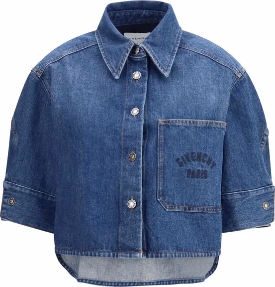 Givenchy Blue Denim Shirt