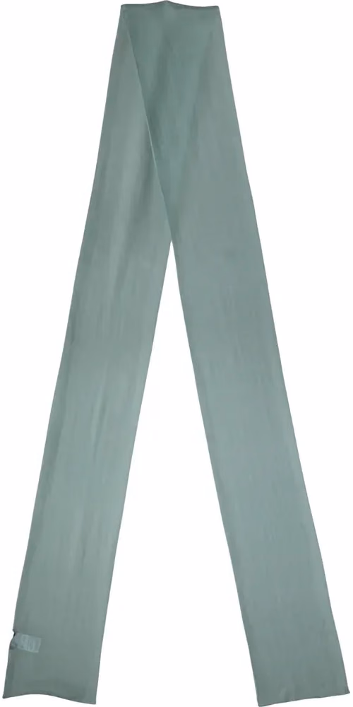 Dolce & Gabbana Teal Silk Sash Wrap Foulard Stole 292cm x 19cm Scarf