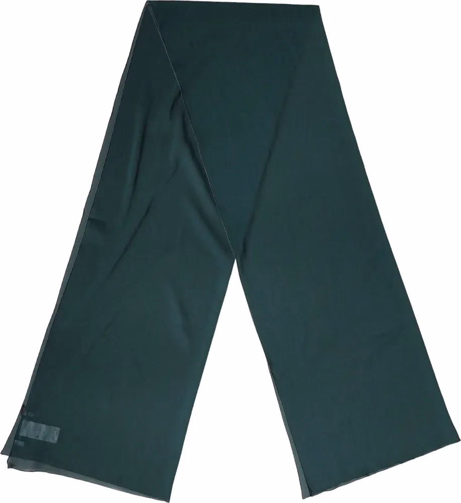 Dolce & Gabbana Dark Green Silk Neck Wrap Shawl Stole 200cm x 64c Scarf