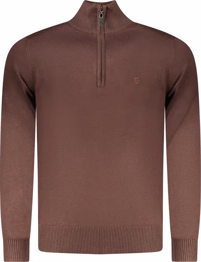 Coveri Moving Marrone Viscosa Mens Sweater