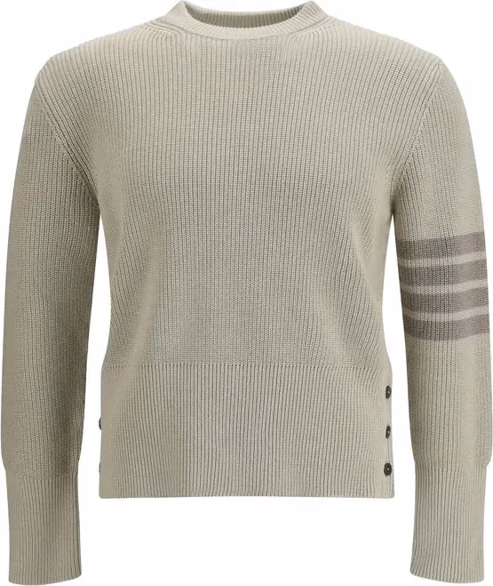 Thom Browne Beige Cotton Sweatshirt
