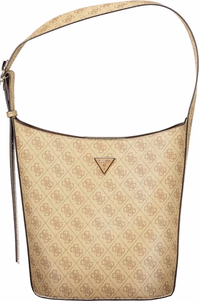 Guess Jeans Beige Polyurethane Women Handbag