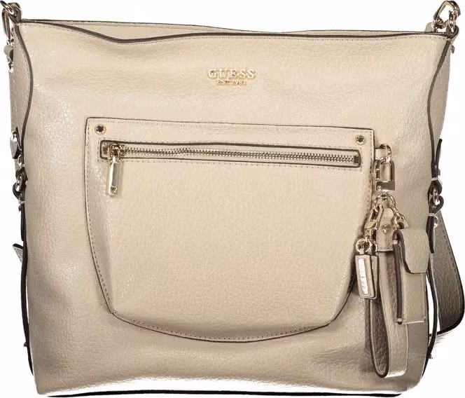 Guess Jeans Beige Polyurethane Women's Handbag