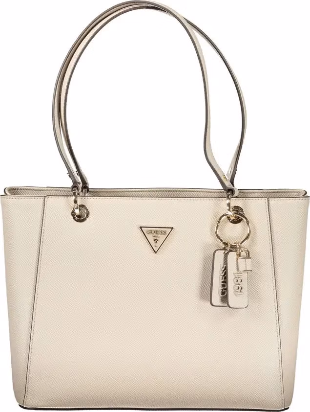 Guess Jeans Beige Poliuretano Women Handbag
