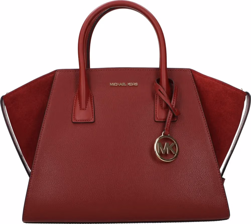 Michael Kors Red Leather Handbag