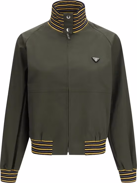 Prada Bicolor Polyester Bomber