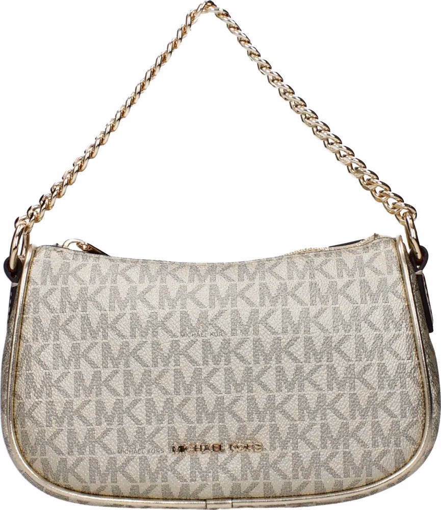 Michael Kors Gold Fabric Handbag