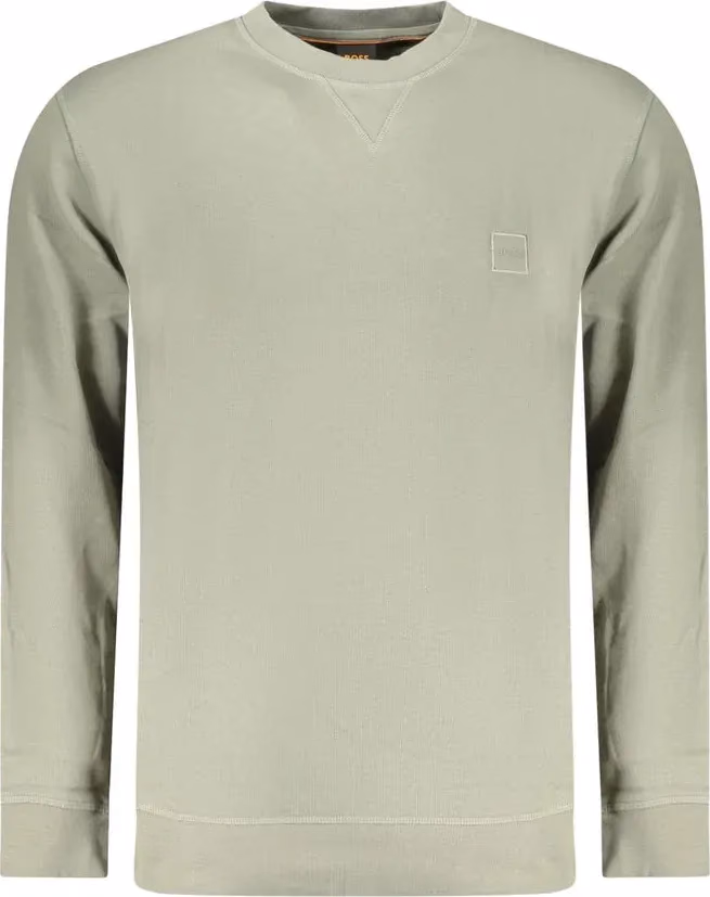 Hugo Boss Verde Cotton Men Sweatshirt