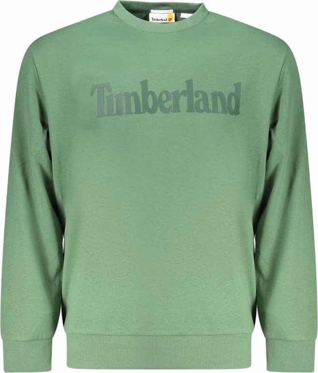 Timberland Verde Cotton Men Sweatshirt