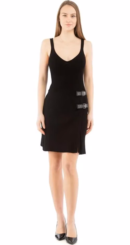 Moschino Black Viscose Casual Dress