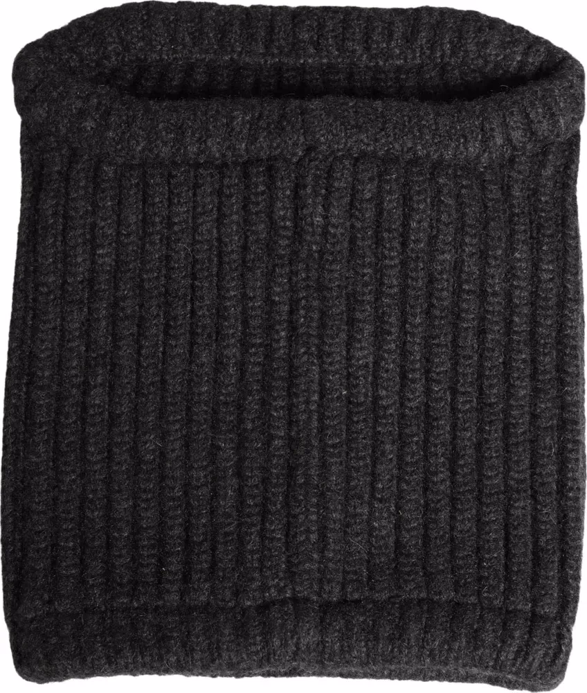 Dolce & Gabbana Black Cashmere Knitted Men Winter Neck Warmer Hat