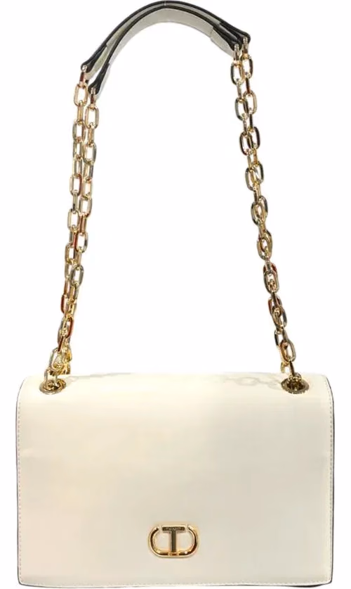 Twinset White PU Women Crossbody