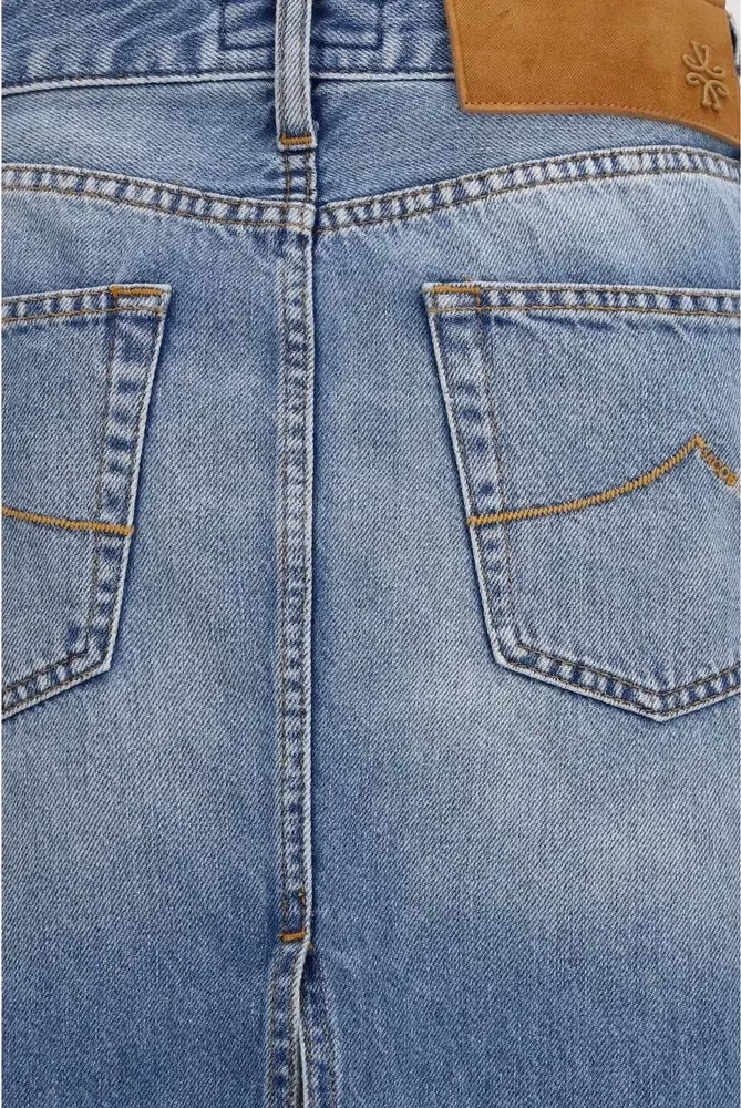 Jacob Cohen Blue Denim Skirt