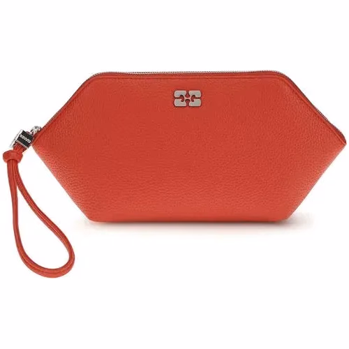Ganni Multicolor Recycled Leather Clutch Bag