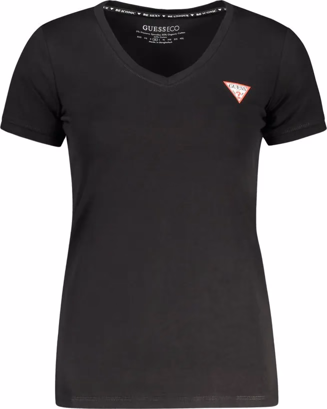 Guess Jeans Black Cotton Women's T-Shirt