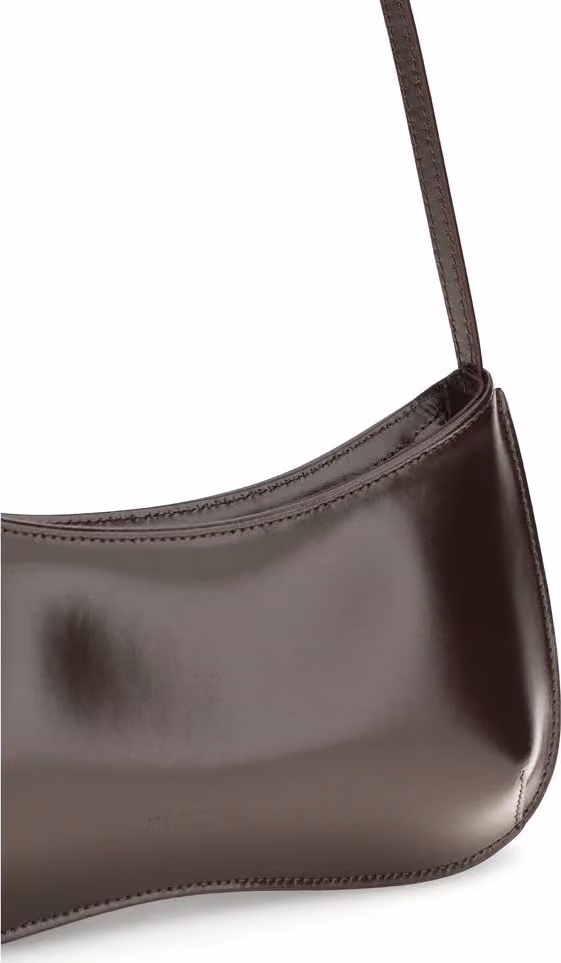 Jacquemus Brown Calf Leather Bos Taurus Shoulder Bag