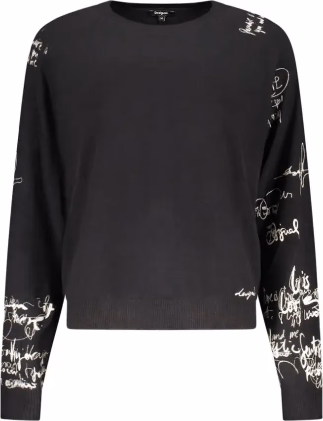Desigual Nero Viscosa Women Sweater