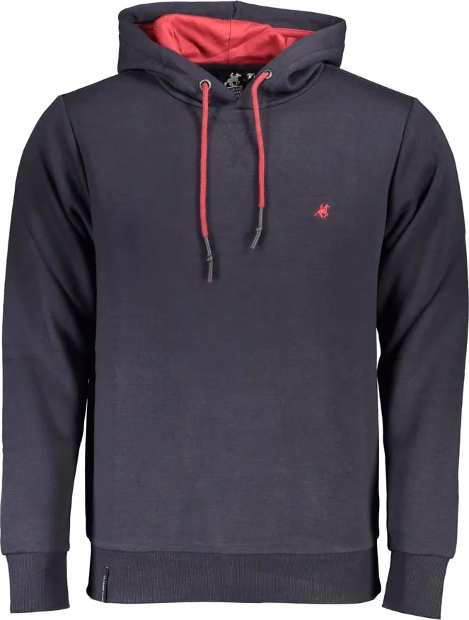 U.S. Grand Polo Blue Cotton Men Hoodie