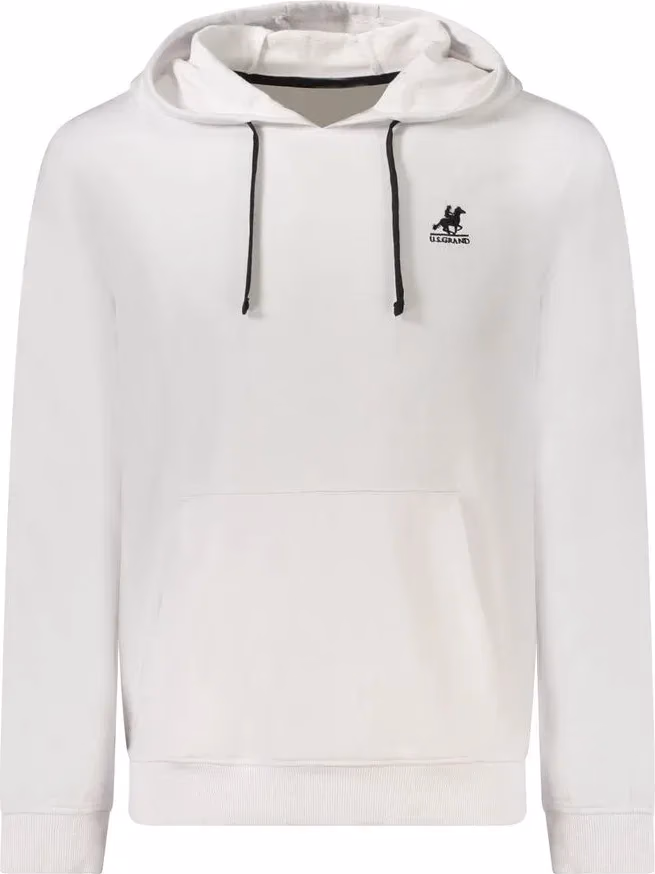 U.S. Grand Polo White Cotton Men Sweatshirt