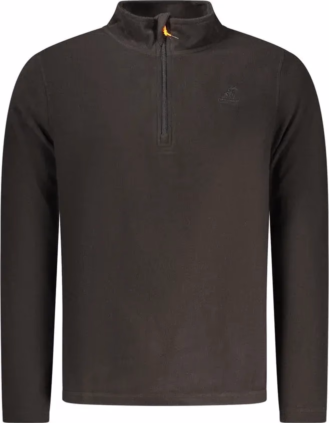U.S. Grand Polo Black Polyester Men's Sweatshirt