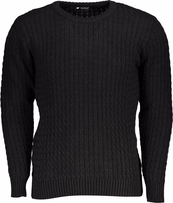 U.S. Grand Polo Nero Acrilico Men Sweater