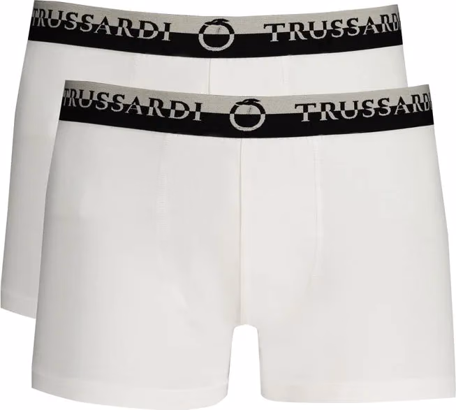 Trussardi White Cotton Men's Boxer Brief