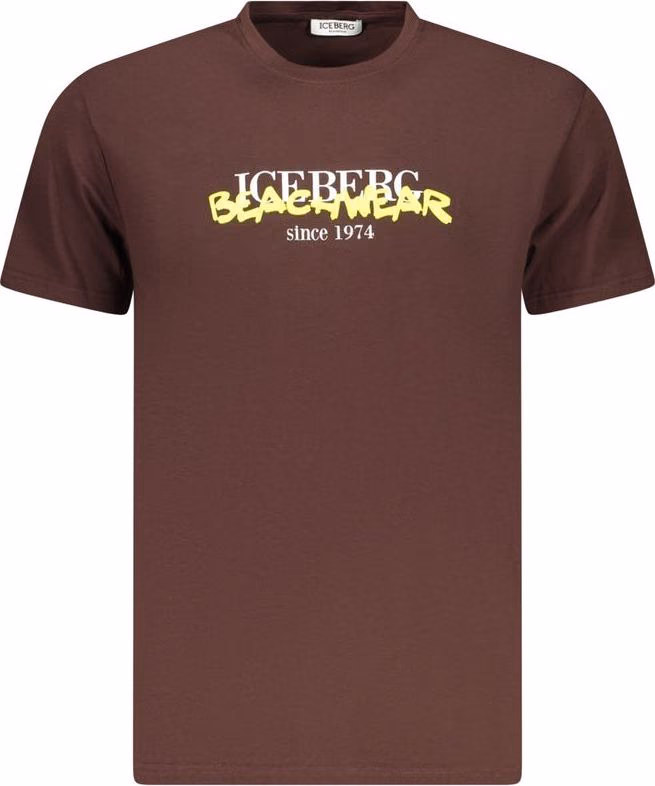 Iceberg Neon Cotton Men T-Shirt