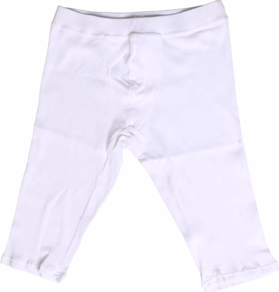 Dolce & Gabbana White Cotton Short Johns Men Pants Underwear