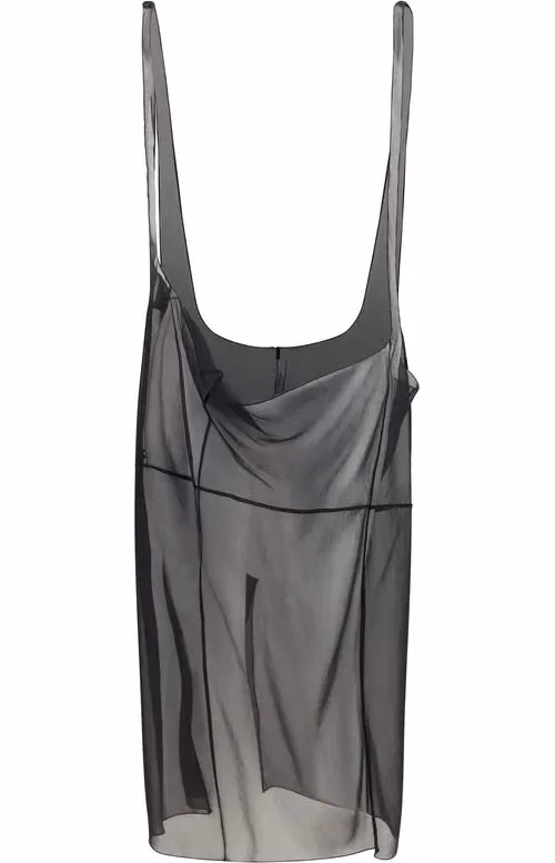 Prada Black Polyester Midi Skirt