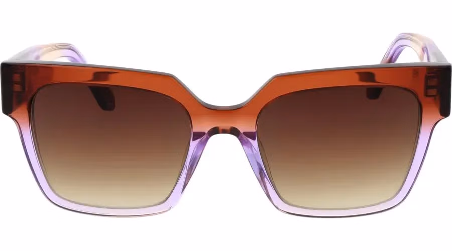 Replay Purple Plastic Sunglasses