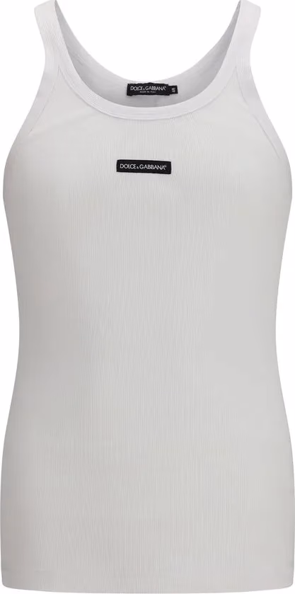 Dolce & Gabbana White Cotton Top