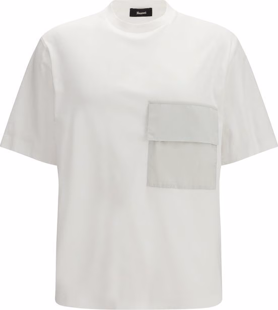LAMINAR White Cotton T-Shirt