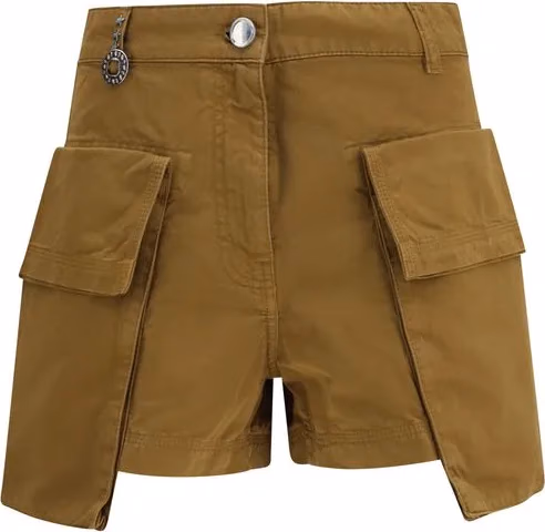 PINKO Beige Cotton Bermuda Shorts