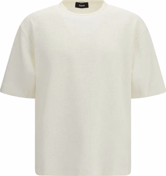LAMINAR White Polyester T-Shirt