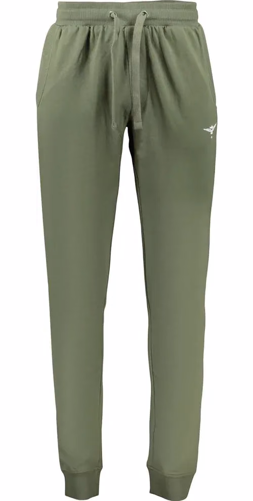 Accademia Militare Green Cotton Men Trousers