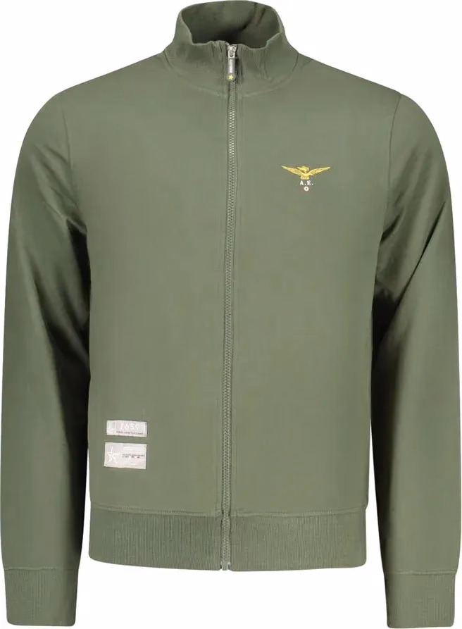 Accademia Militare Verde Cotton Menswear Sweatshirt